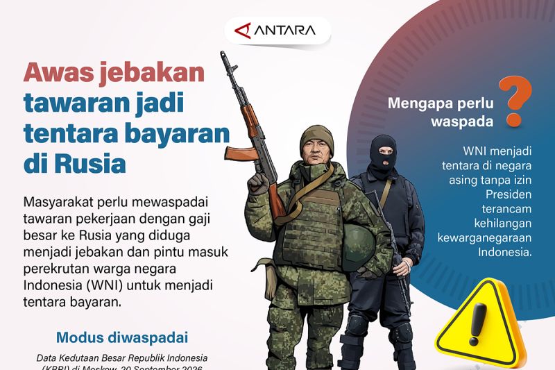 Waspada Jebakan Gaji Besar: Modus Rekrutmen Tentara Bayaran Rusia