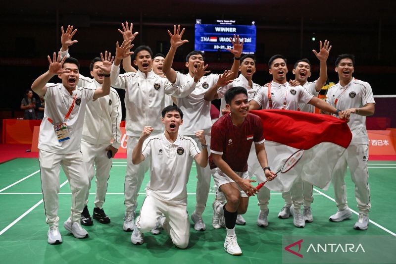 Indonesia Kalahkan China, Raih Emas Bulu Tangkis Beregu di Asian Games 2026