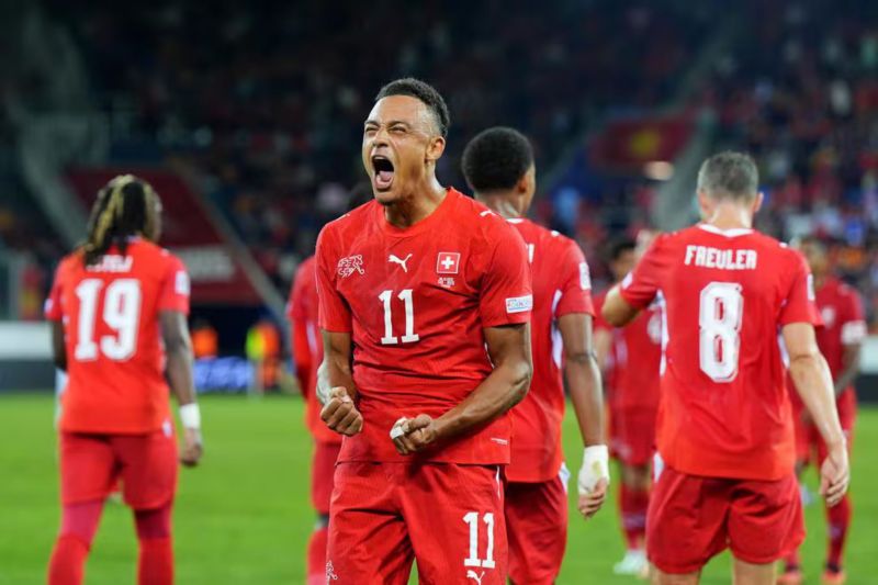 Swiss Kalahkan Makedonia Utara, Slovenia Bekuk Skotlandia