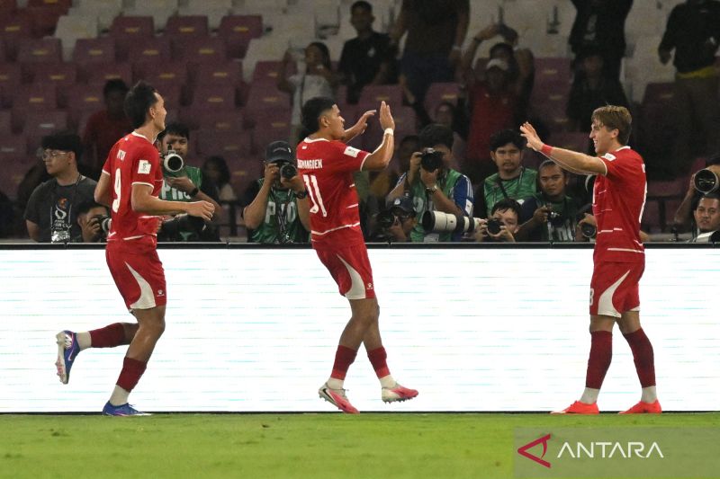Oratmangoen Bawa Indonesia Unggul Singapura 1-0 di Babak Pertama